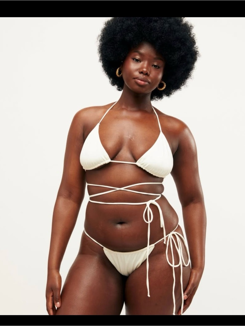 Inamorata ivory las olas bikini set